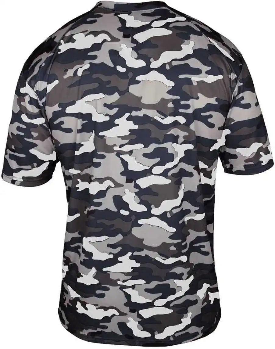 Badger Sport 4181 Camo Adult Tee Navy