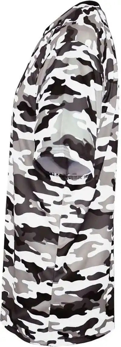 Badger Sport 4181 Camo Adult Tee - White