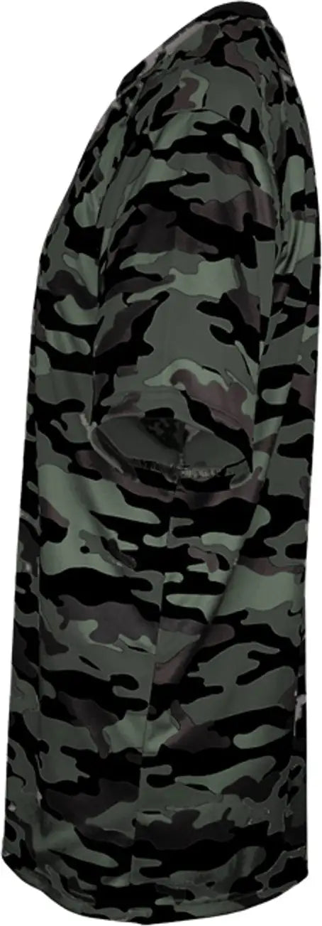 Badger Sport 4181 Camo Tee - Black