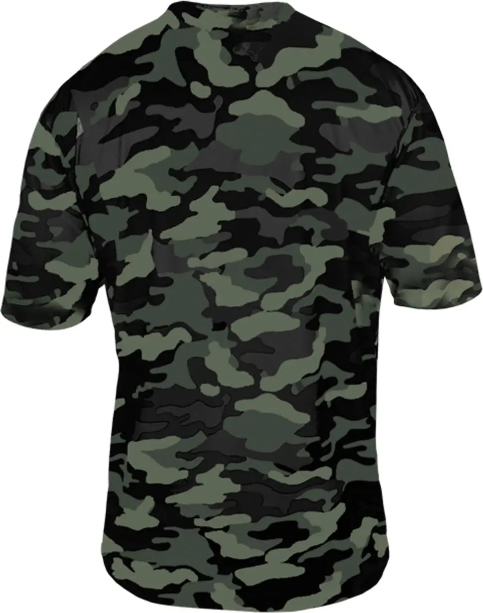 Badger Sport 4181 Camo Tee - Black