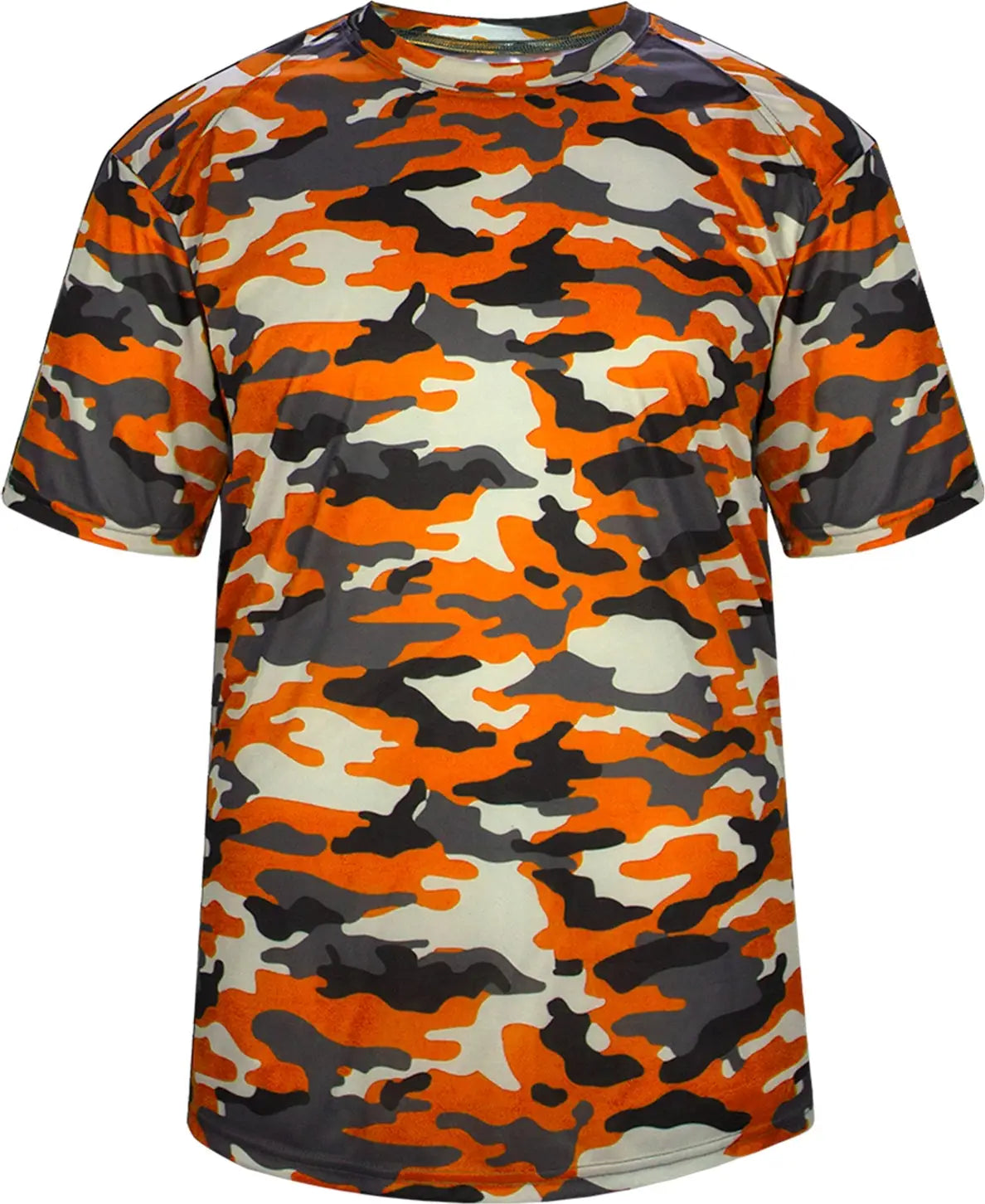 Badger Sport 4181 Camo Tee - Burnt Orange - Adult Xs