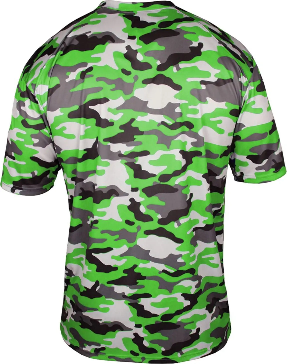 Badger Sport 4181 Camo Tee - Lime