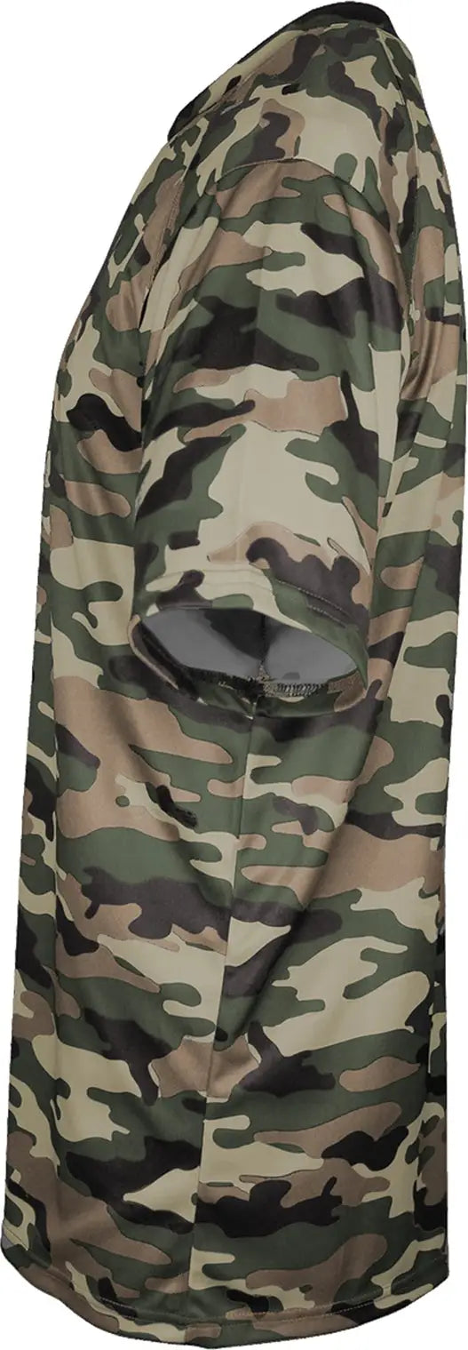Badger Sport 4181 Camo Tee - Olive Green