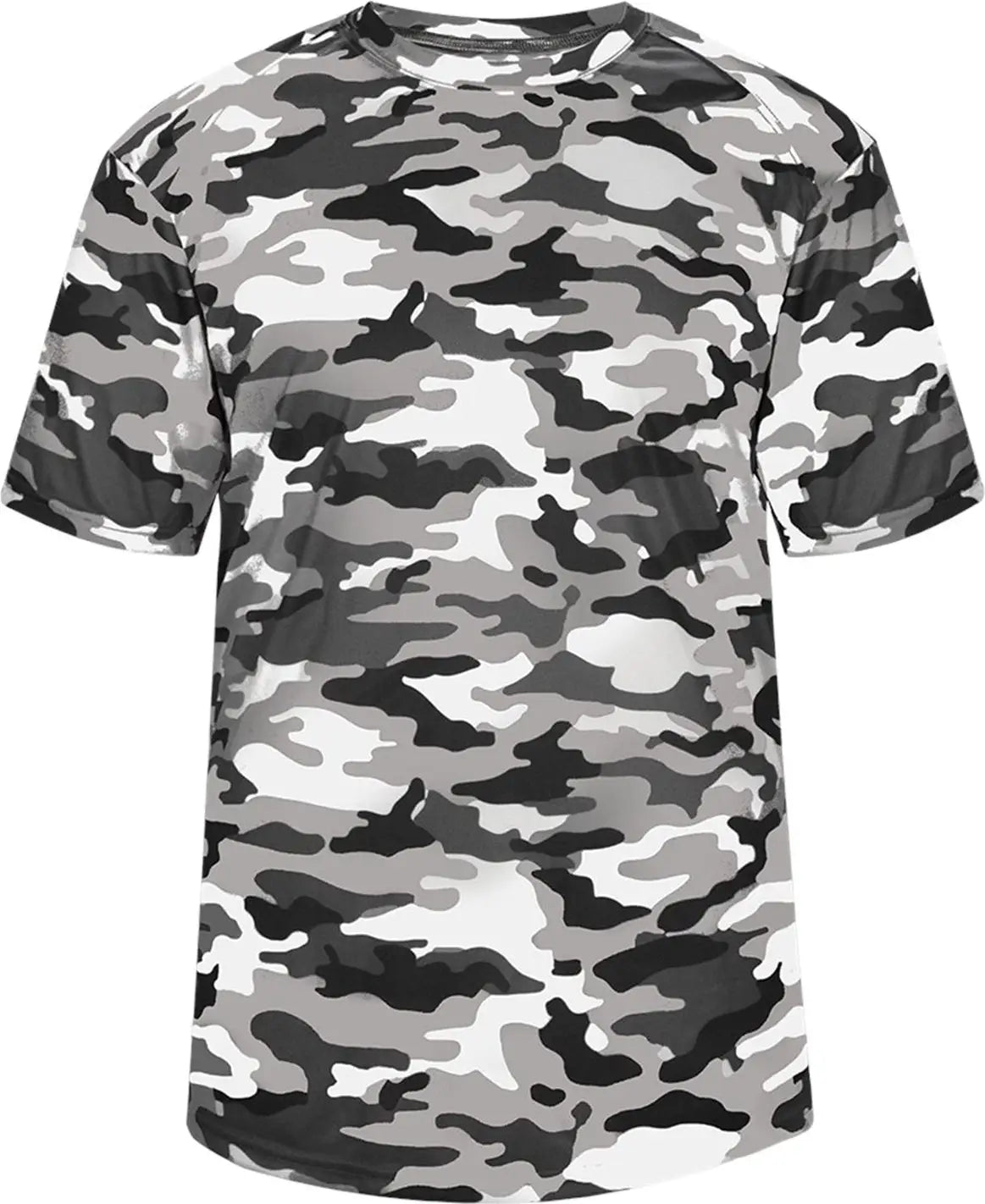 Badger Sport 4181 Camo Tee - White - Adult Xs