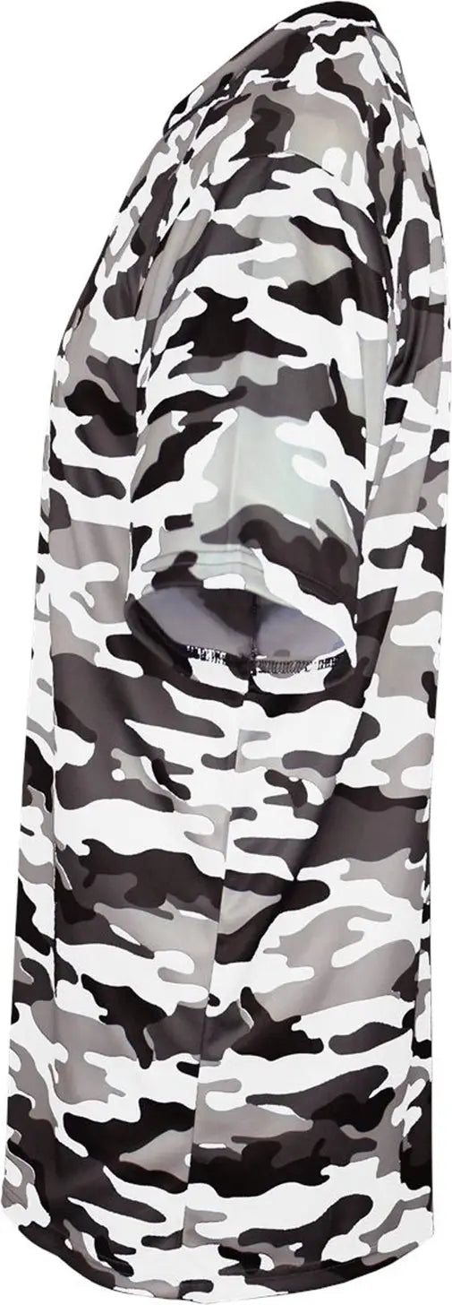 Badger Sport 4181 Camo Tee - White