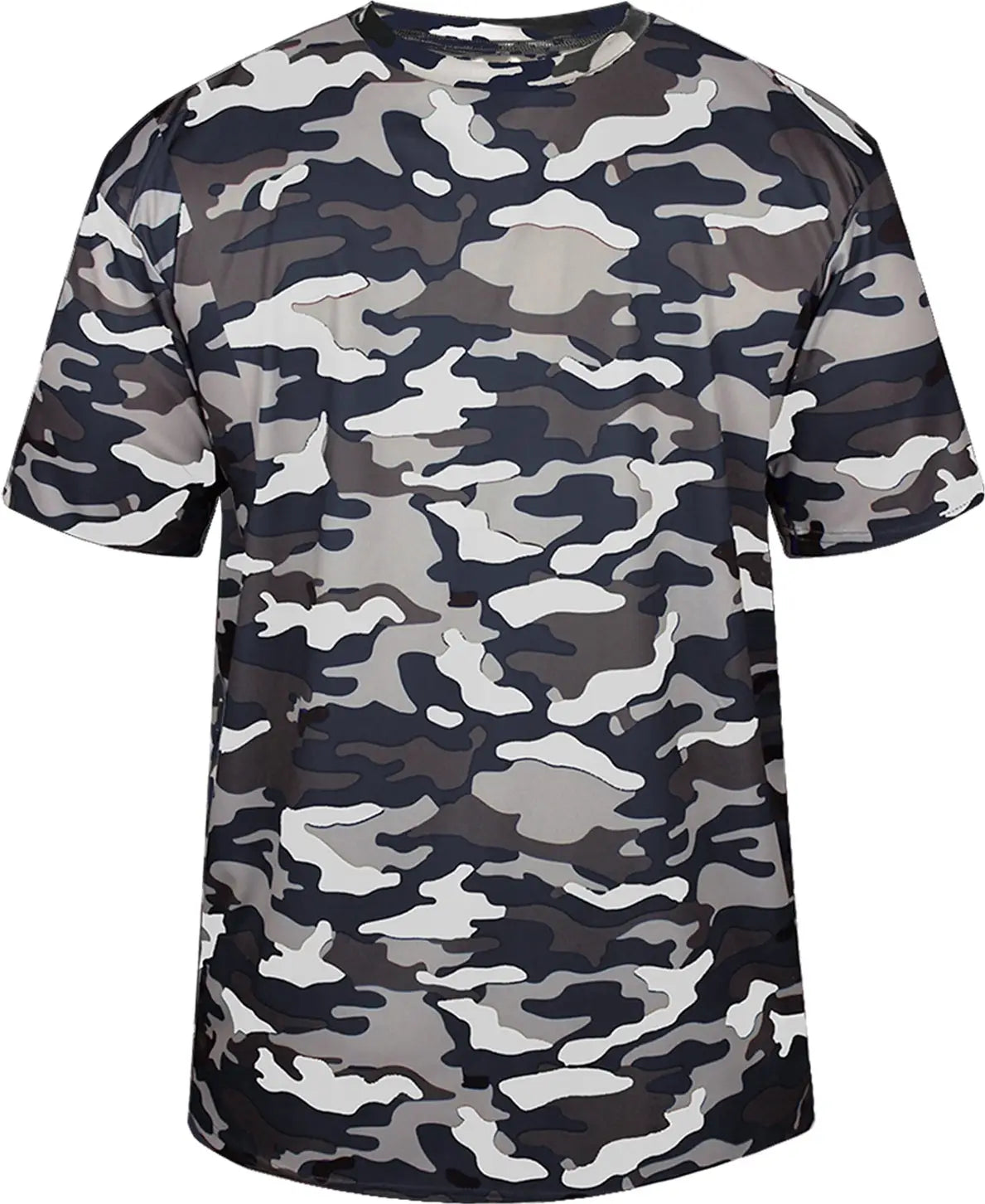 Badger Sport 418100 Camo Tee - Navy - Adult Xs
