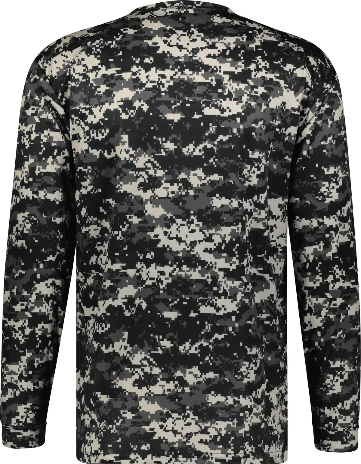 Badger Sport 4184 Digital L/s Tee - Black