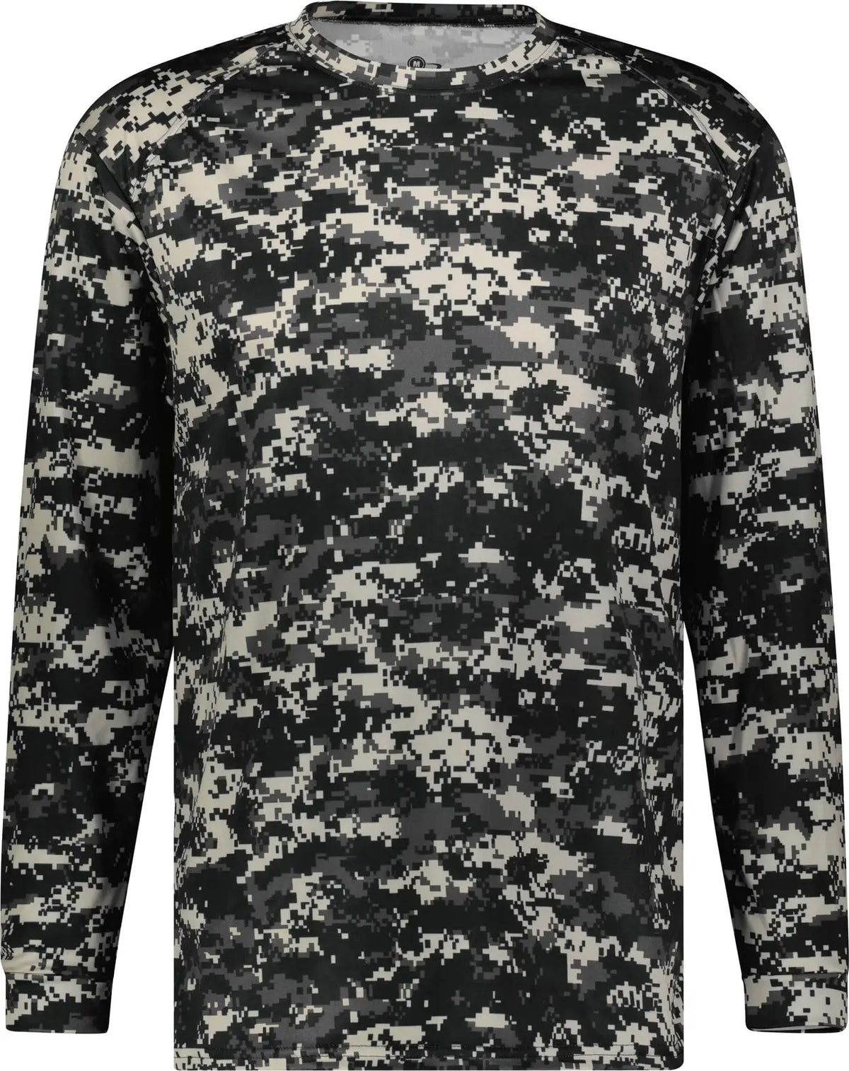 Badger Sport 4184 Digital L/s Tee - Black
