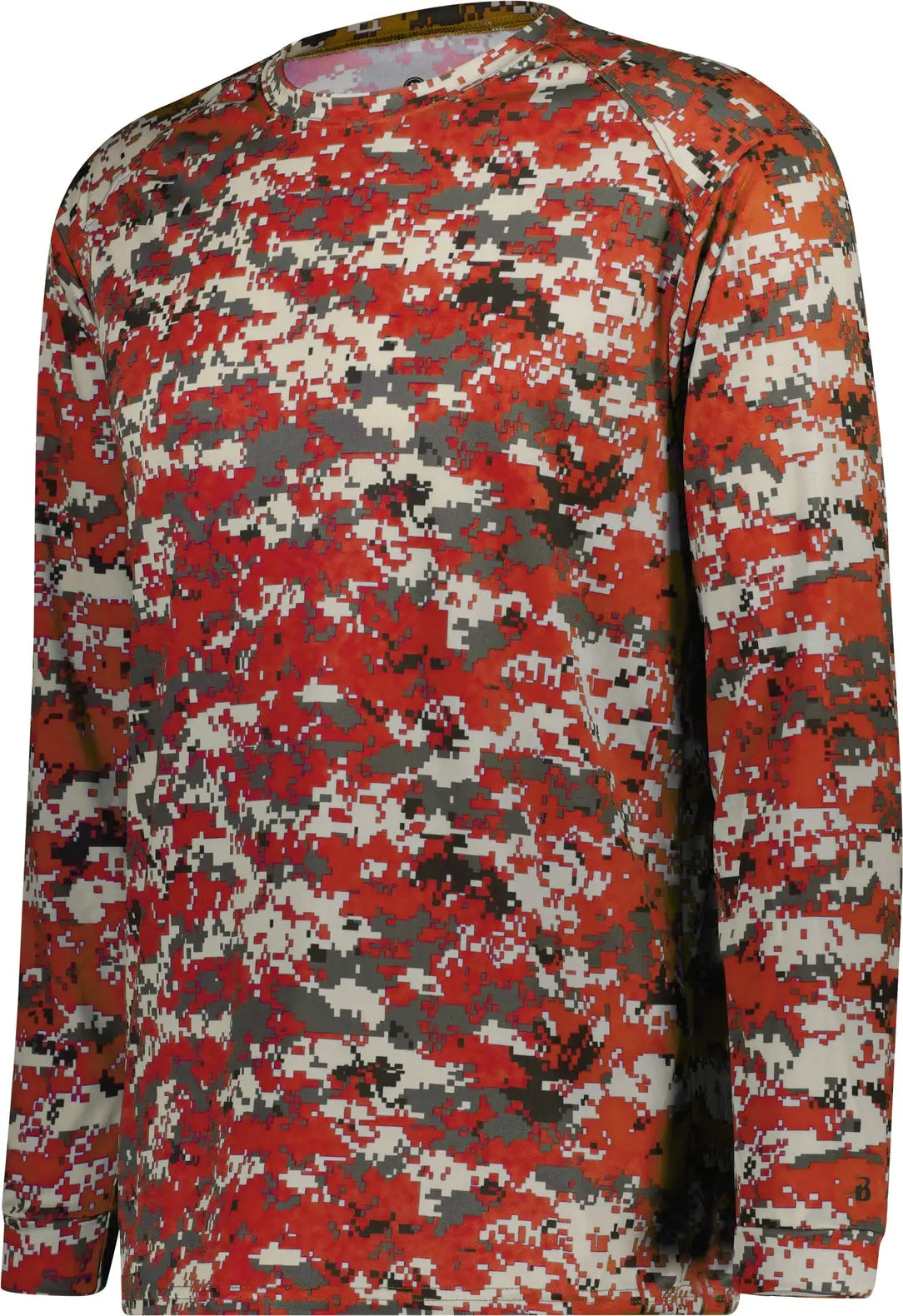 Badger Sport 4184 Digital L/s Tee - Burnt Orange