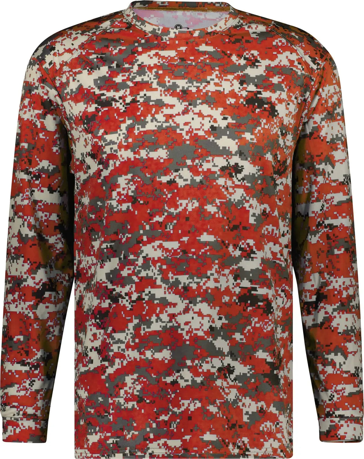 Badger Sport 4184 Digital L/s Tee - Burnt Orange