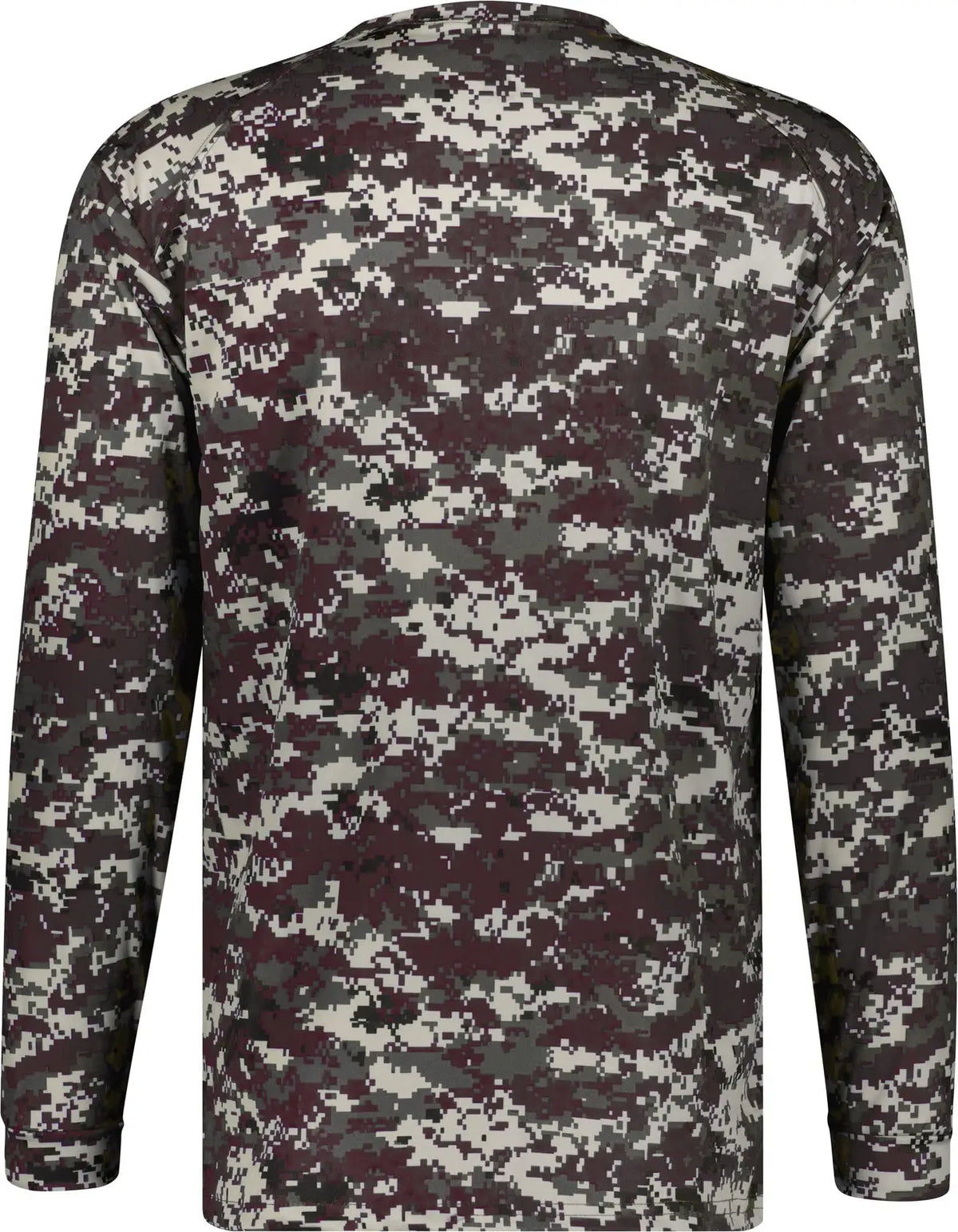 Badger Sport 4184 Digital L/s Tee - Maroon