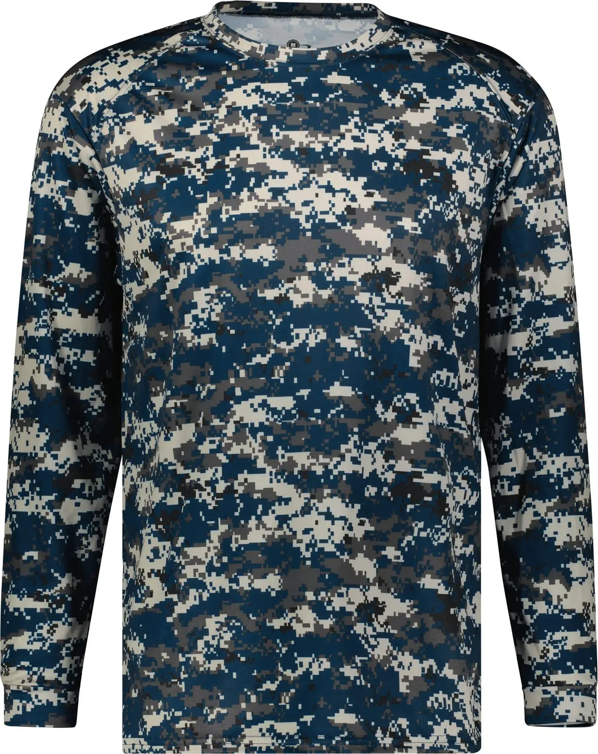 Badger Sport 4184 Digital L/s Tee - Navy