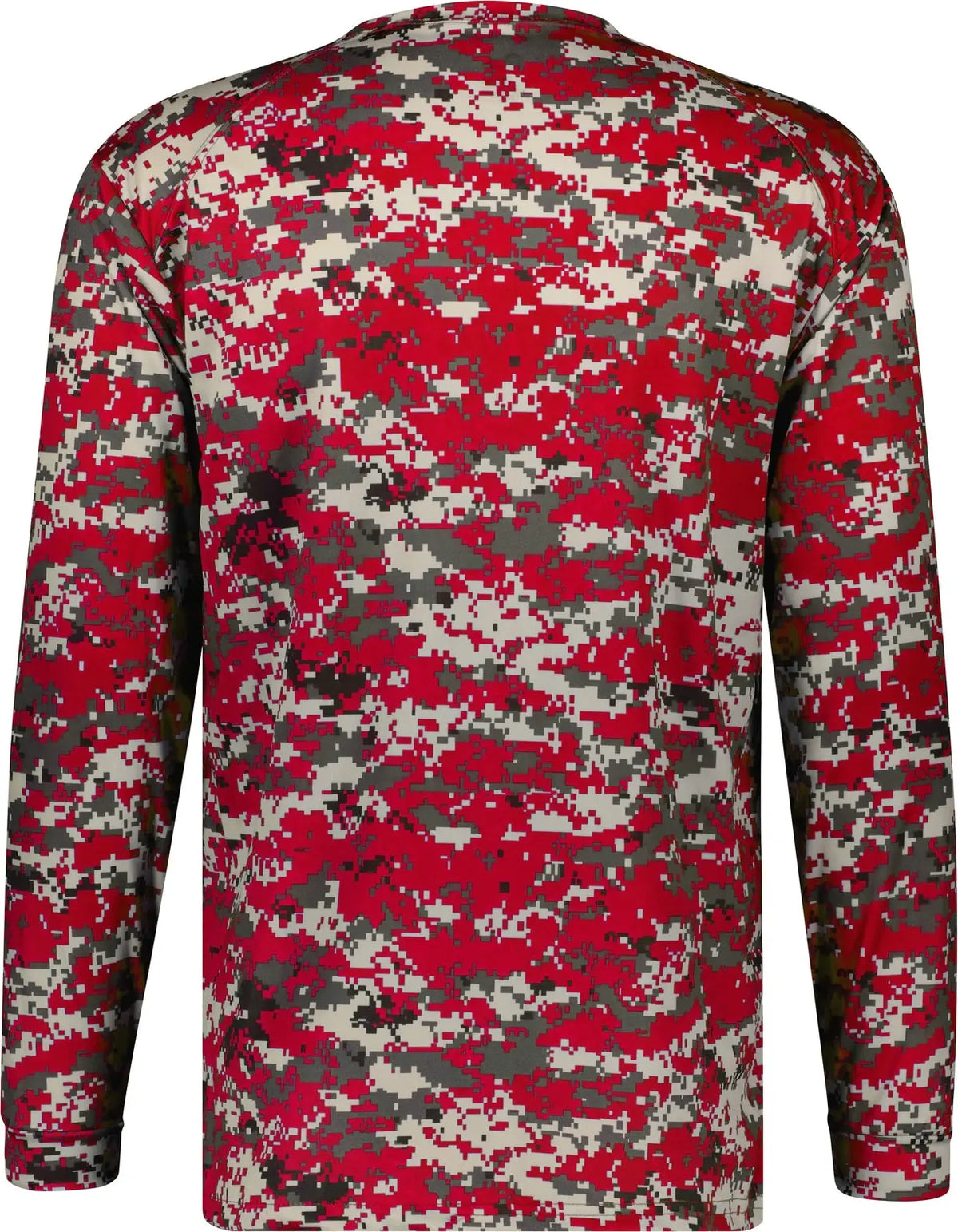 Badger Sport 4184 Digital L/s Tee - Red