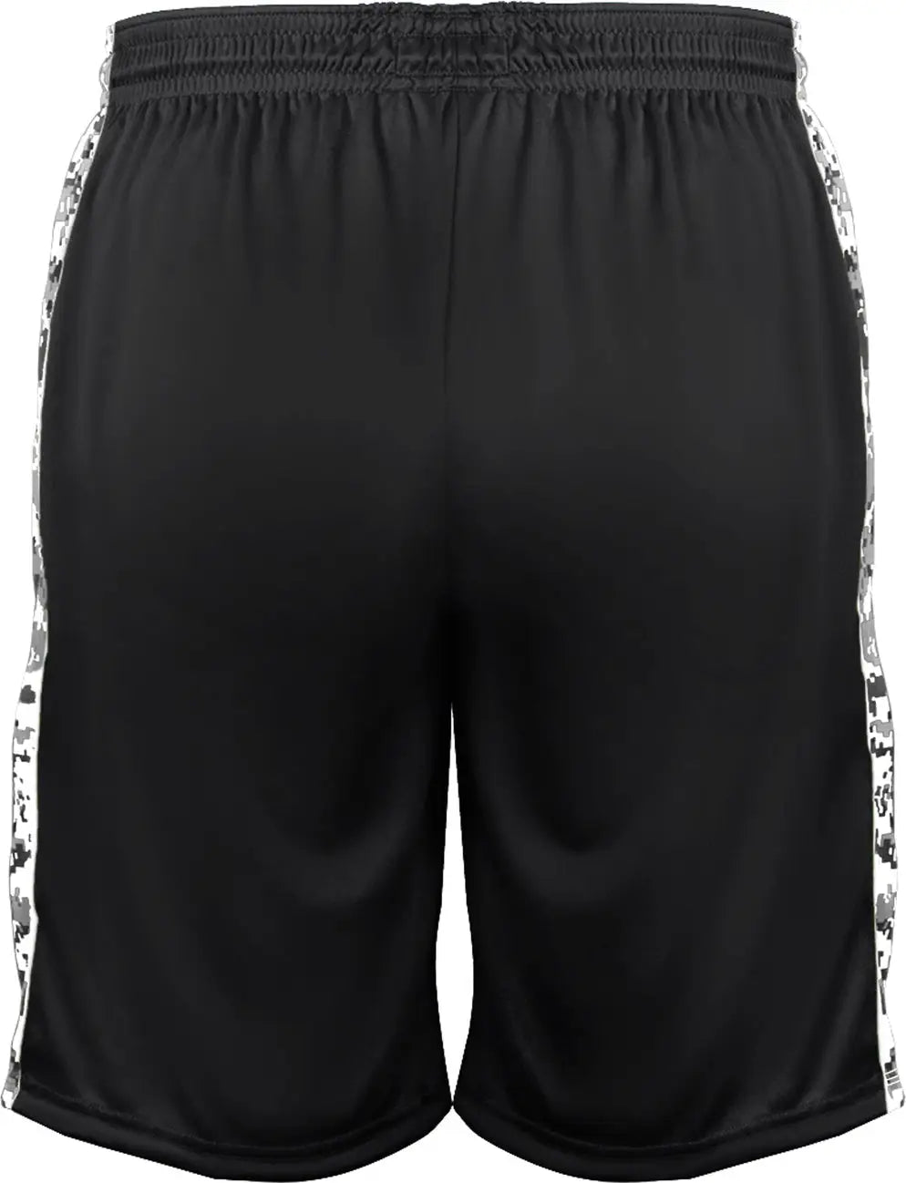 Badger Sport 4189 Digital Panel Short - Black White