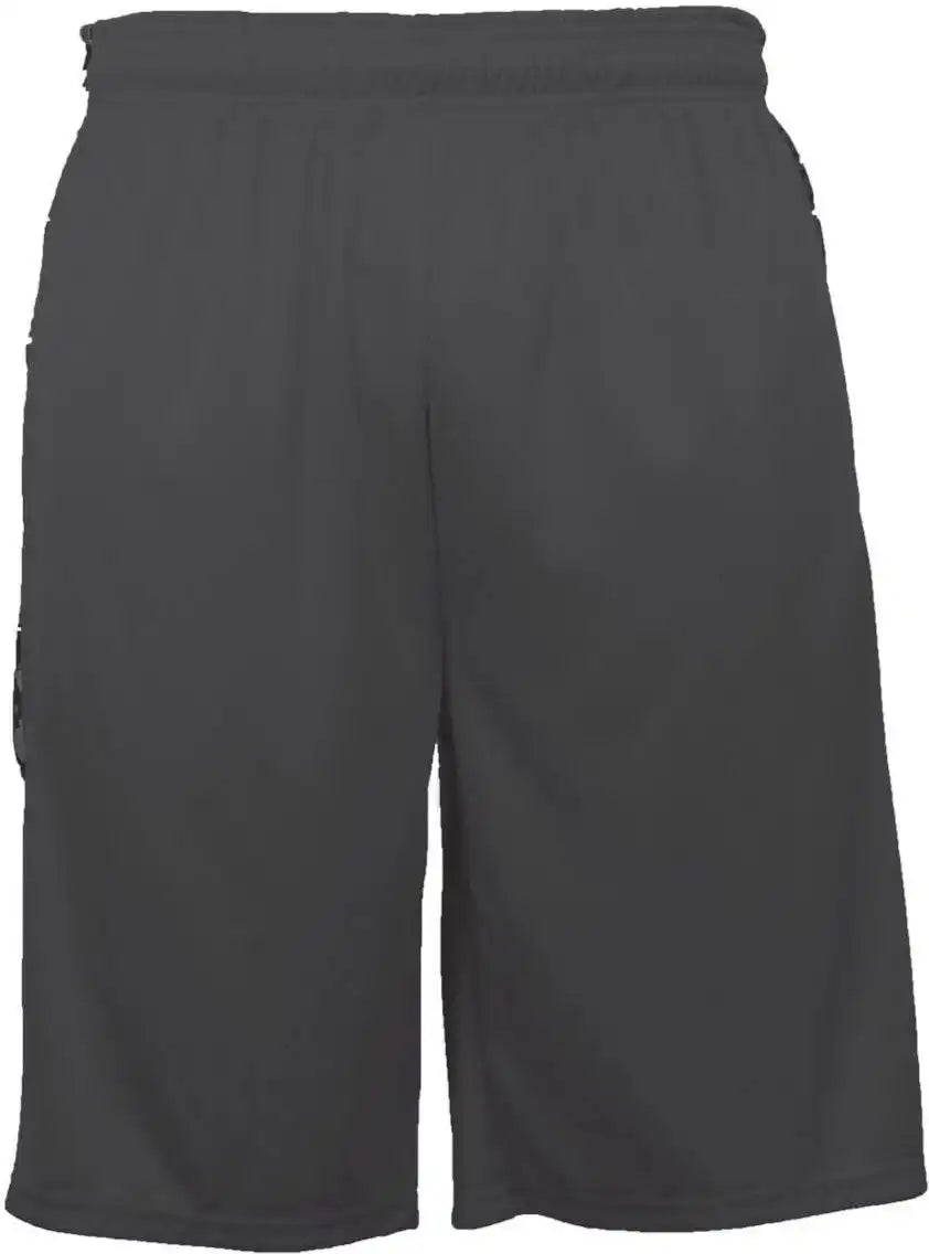 Badger Sport 4189 Digital Panel Short - Dark Gray White Camo