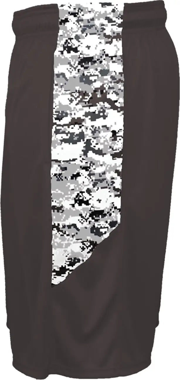 Badger Sport 4189 Digital Panel Short - Graphite White