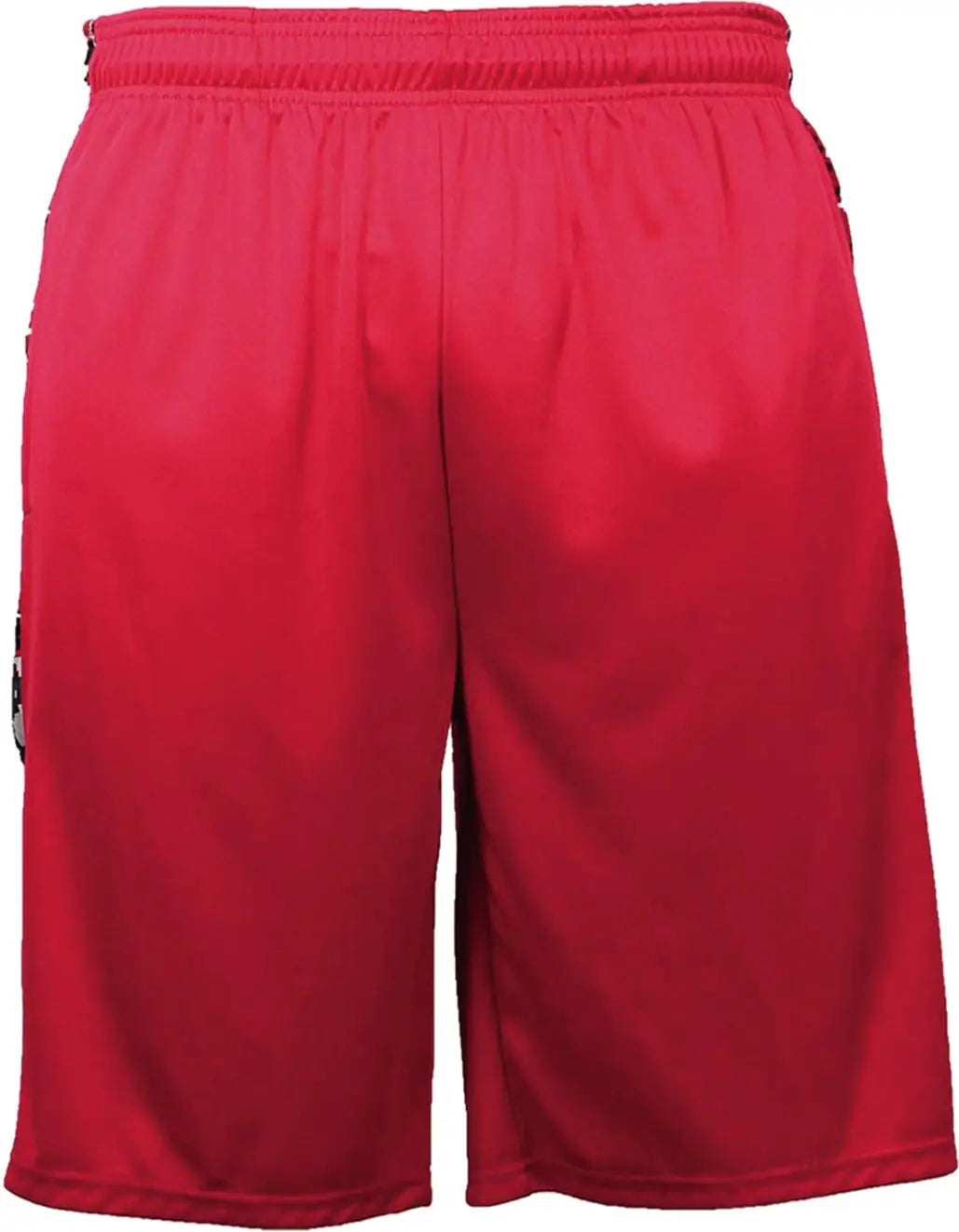 Badger Sport 4189 Digital Panel Short - Red - Adult s