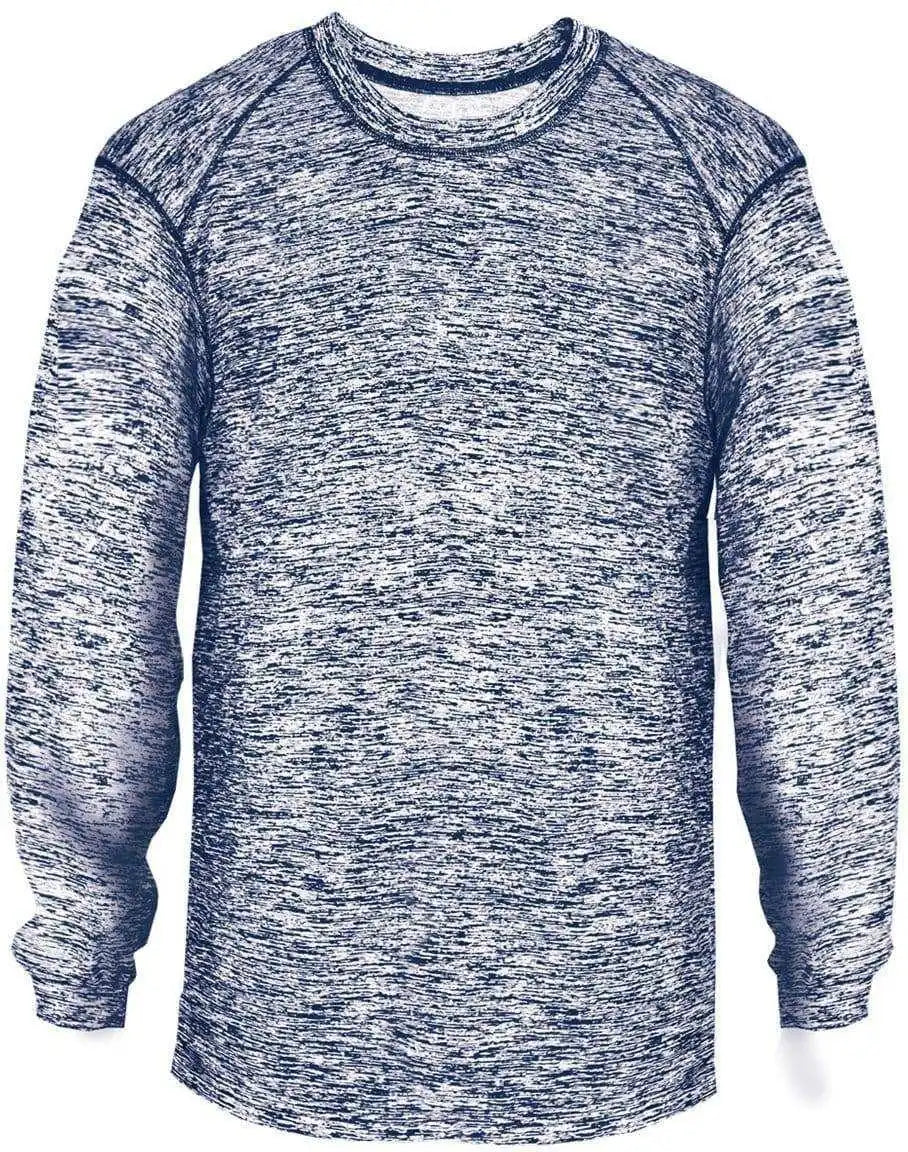 Badger Sport 4194 Blend Long Sleeve Tee - Navy