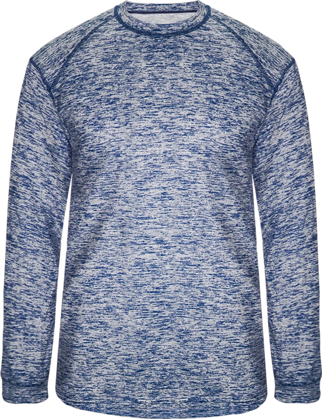 Badger Sport 4194 Blend Long Sleeve Tee - Royal - Adult Xs
