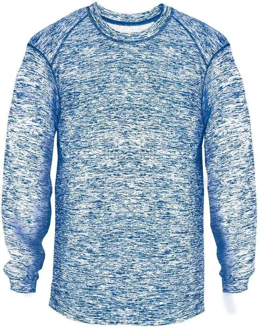 Badger Sport 4194 Blend Long Sleeve Tee - Royal