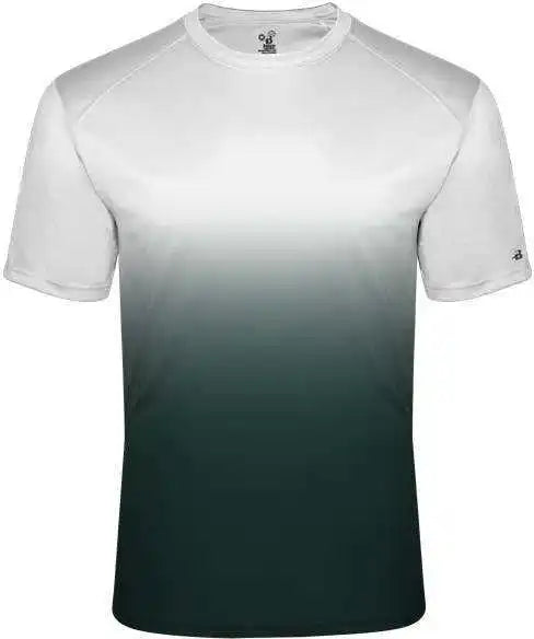 Badger Sport 4203 Ombre Tee - White Forest