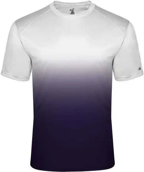 Badger Sport 4203 Ombre Tee - White Purple
