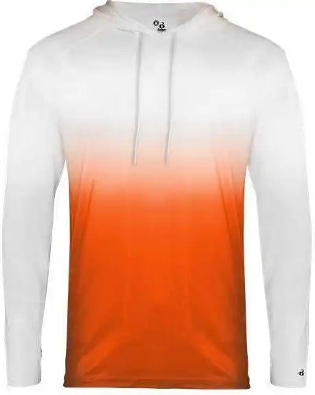 Badger Sport 4205 Ombre Hoodie Tee - Orange