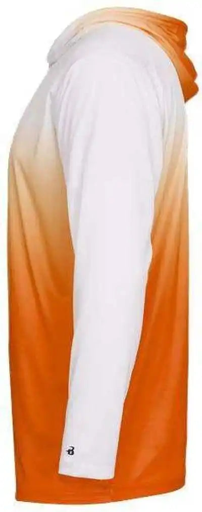 Badger Sport 4205 Ombre Hoodie Tee - Orange
