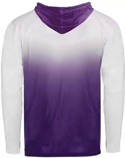 Badger Sport 4205 Ombre Hoodie Tee - Purple