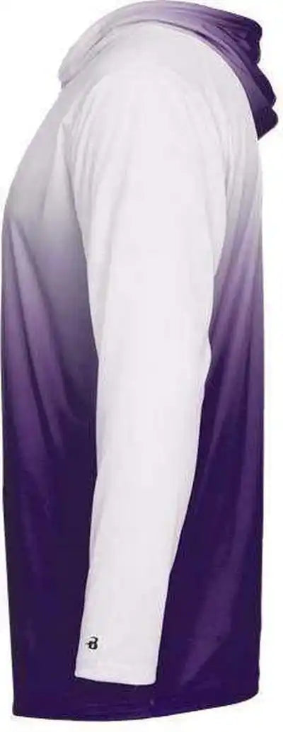 Badger Sport 4205 Ombre Hoodie Tee - Purple