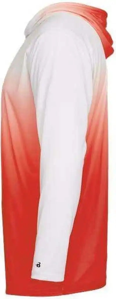 Badger Sport 4205 Ombre Hoodie Tee - Red