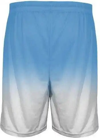 Badger Sport 4206 Ombre Short - Columbia Blue White