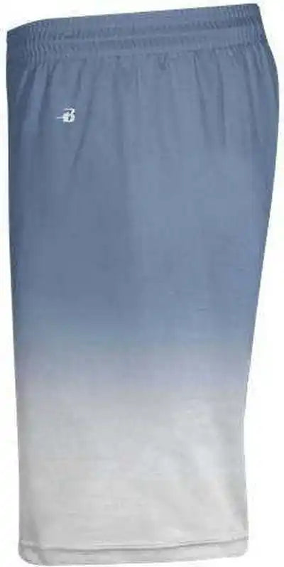 Badger Sport 4206 Ombre Short - Columbia Blue White