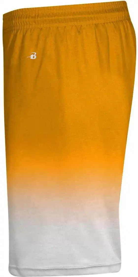 Badger Sport 4206 Ombre Short - Gold White