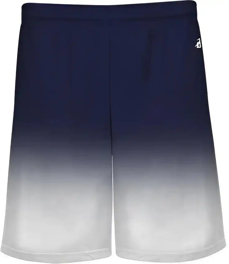 Badger Sport 4206 Ombre Short - Navy White