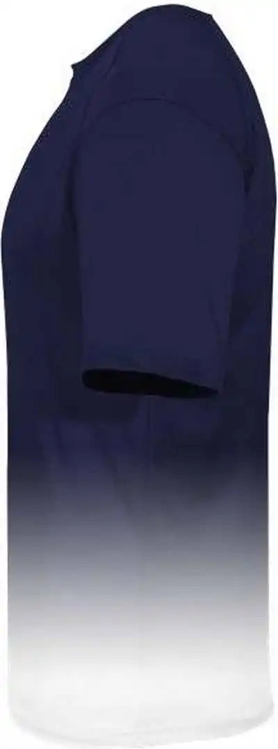 Badger Sport 4209 Reverse Ombre Tee - Navy