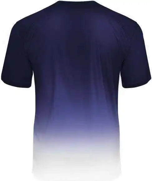 Badger Sport 4209 Reverse Ombre Tee - Navy
