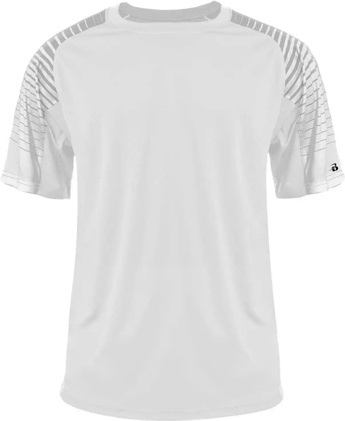 Badger Sport 4210 Lineup Tee White Silver