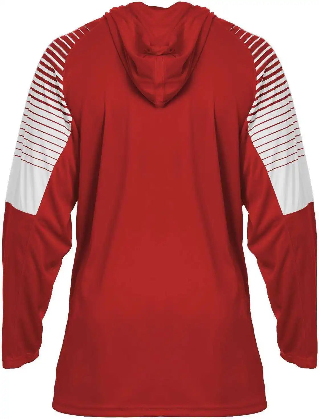 Badger Sport 4211 Lineup Hoodie Tee Red