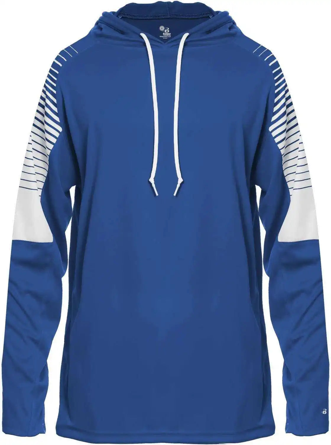 Badger Sport 4211 Lineup Hoodie Tee Royal