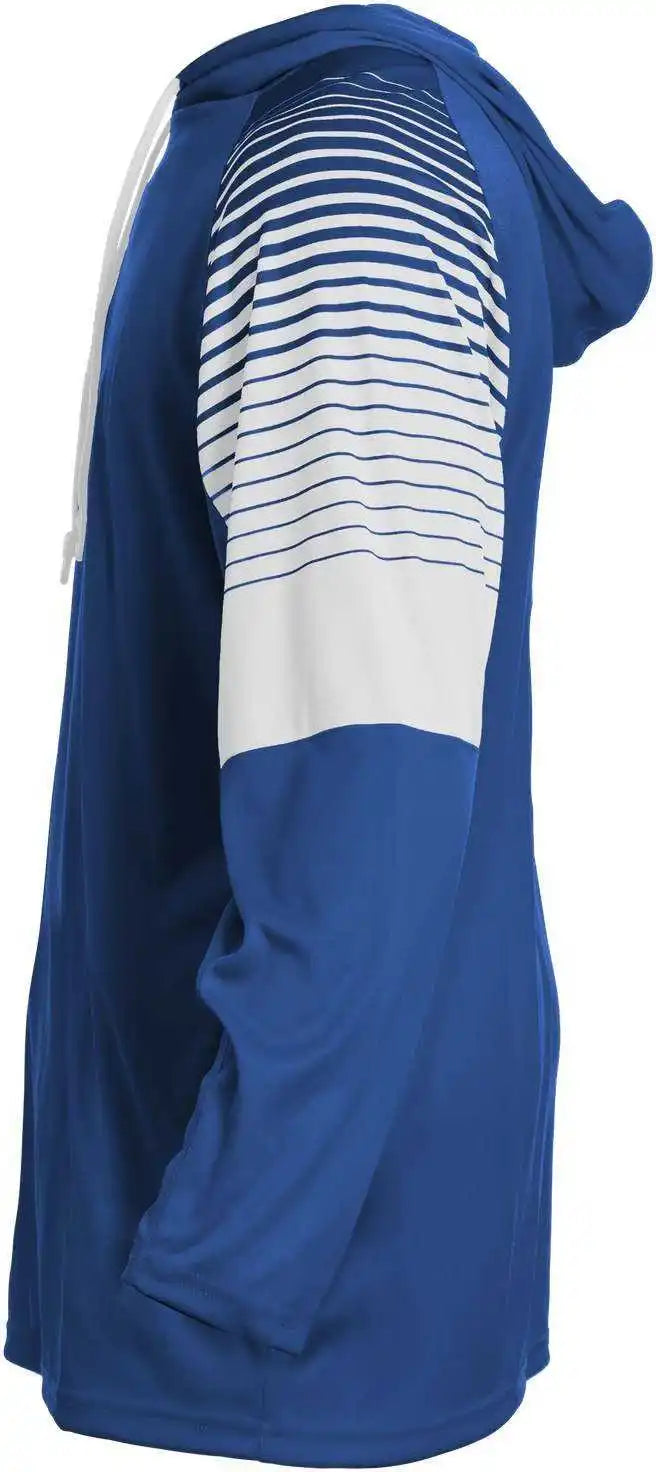 Badger Sport 4211 Lineup Hoodie Tee - Royal