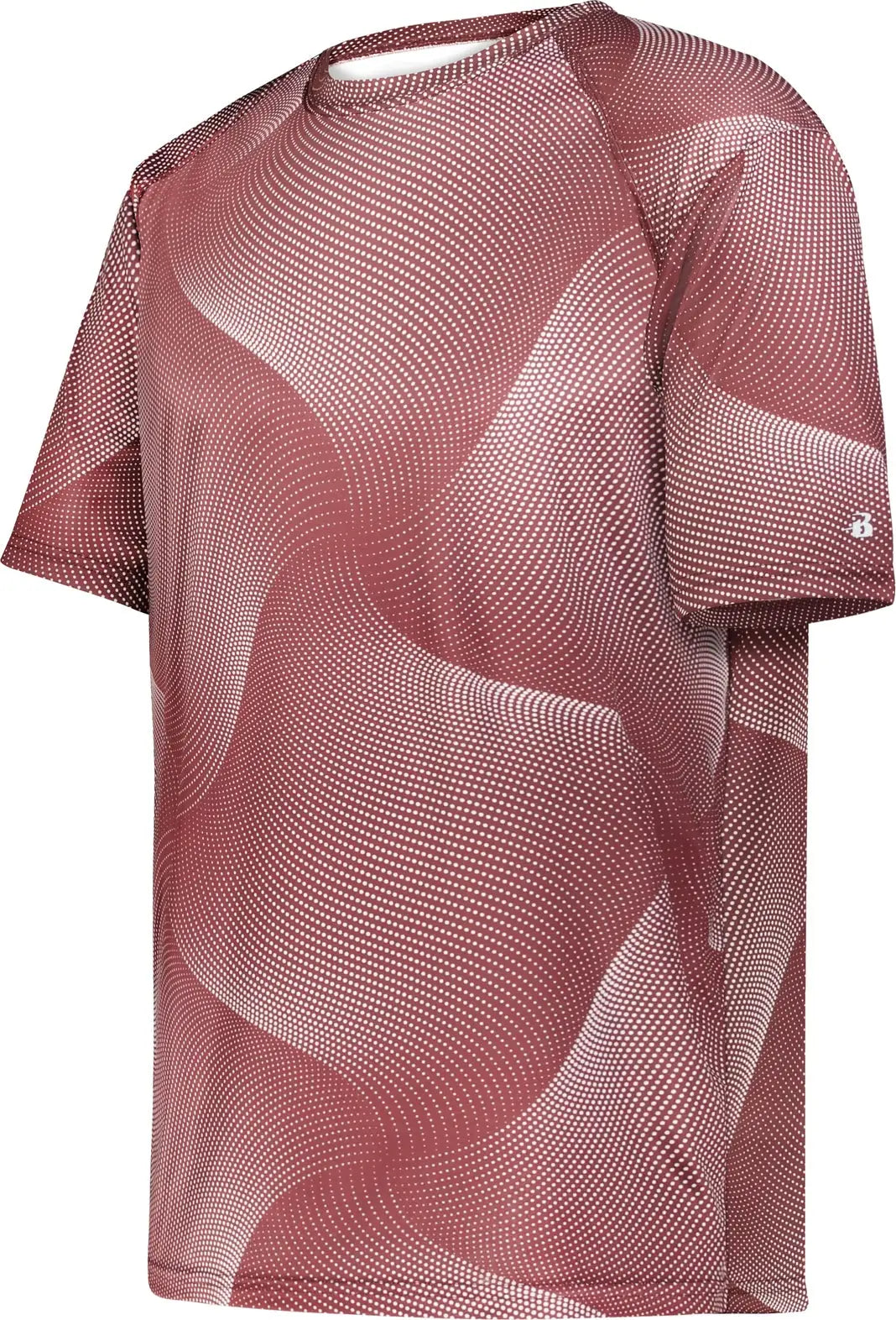 Badger Sport 421300 Warp Tee - Maroon - Adult Xs