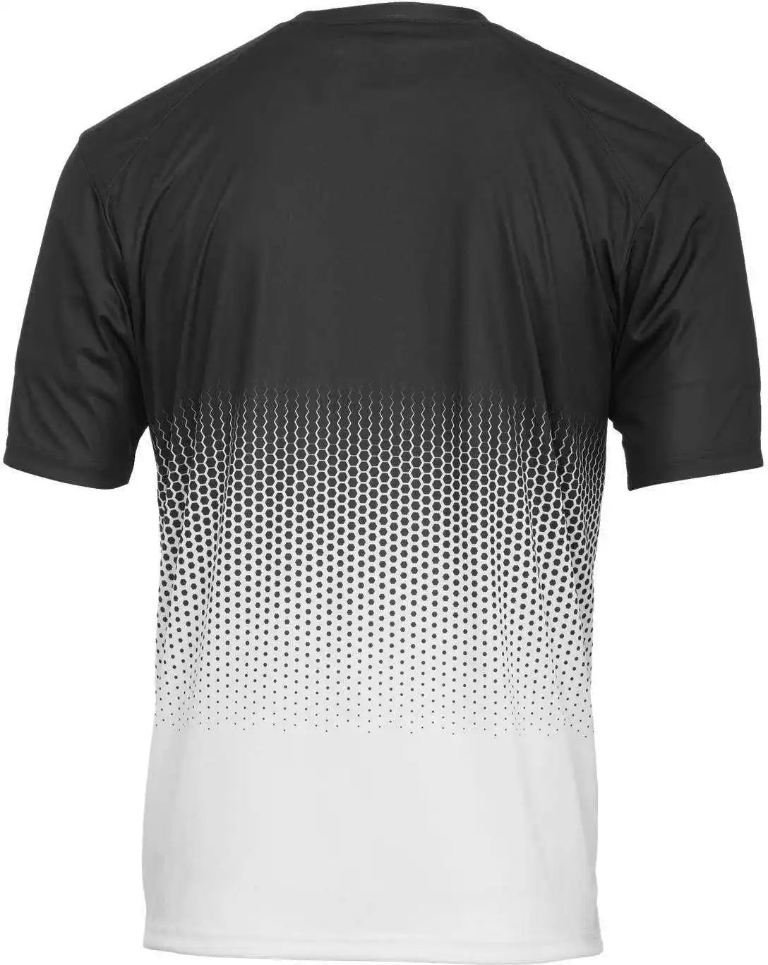 Badger Sport 4220 Hex 2.0 Tee Black White