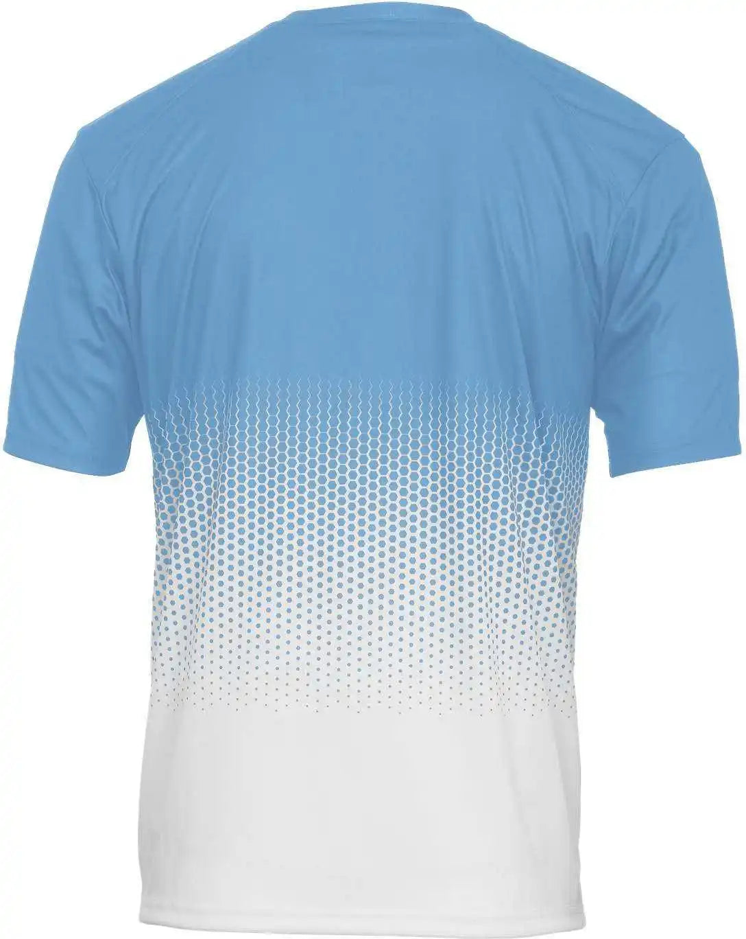 Badger Sport 4220 Hex 2.0 Tee - Columbia Blue White