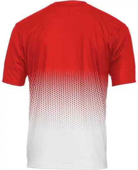 Badger Sport 4220 Hex 2.0 Tee - Red White