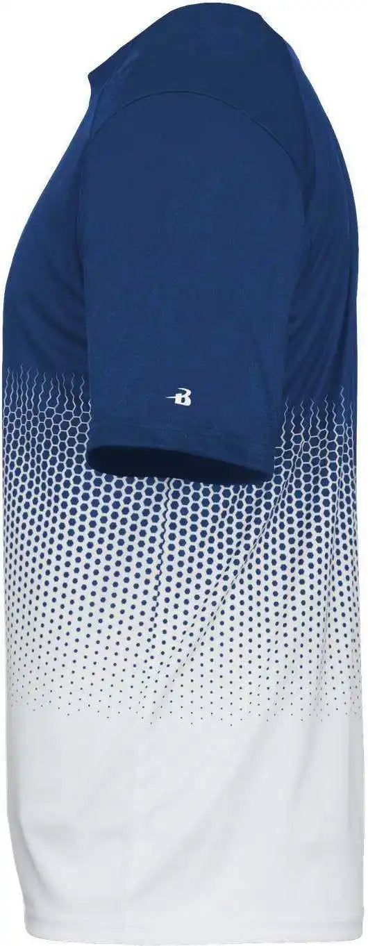 Badger Sport 4220 Hex 2.0 Tee - Royal White