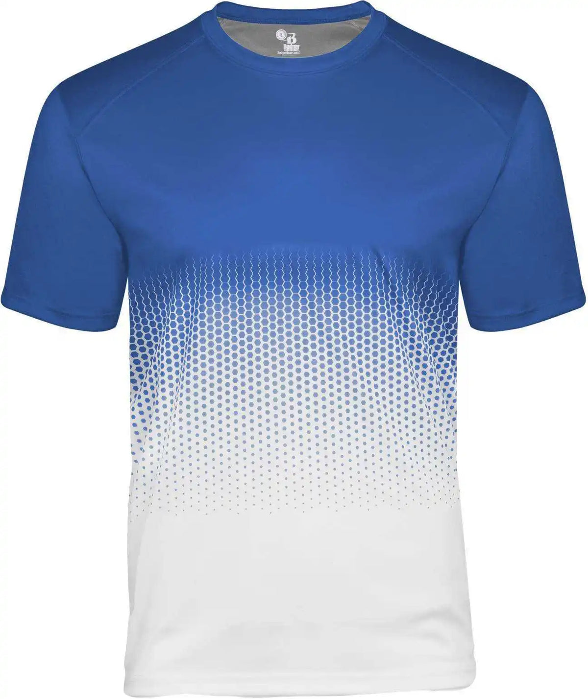 Badger Sport 4220 Hex 2.0 Tee - Royal White