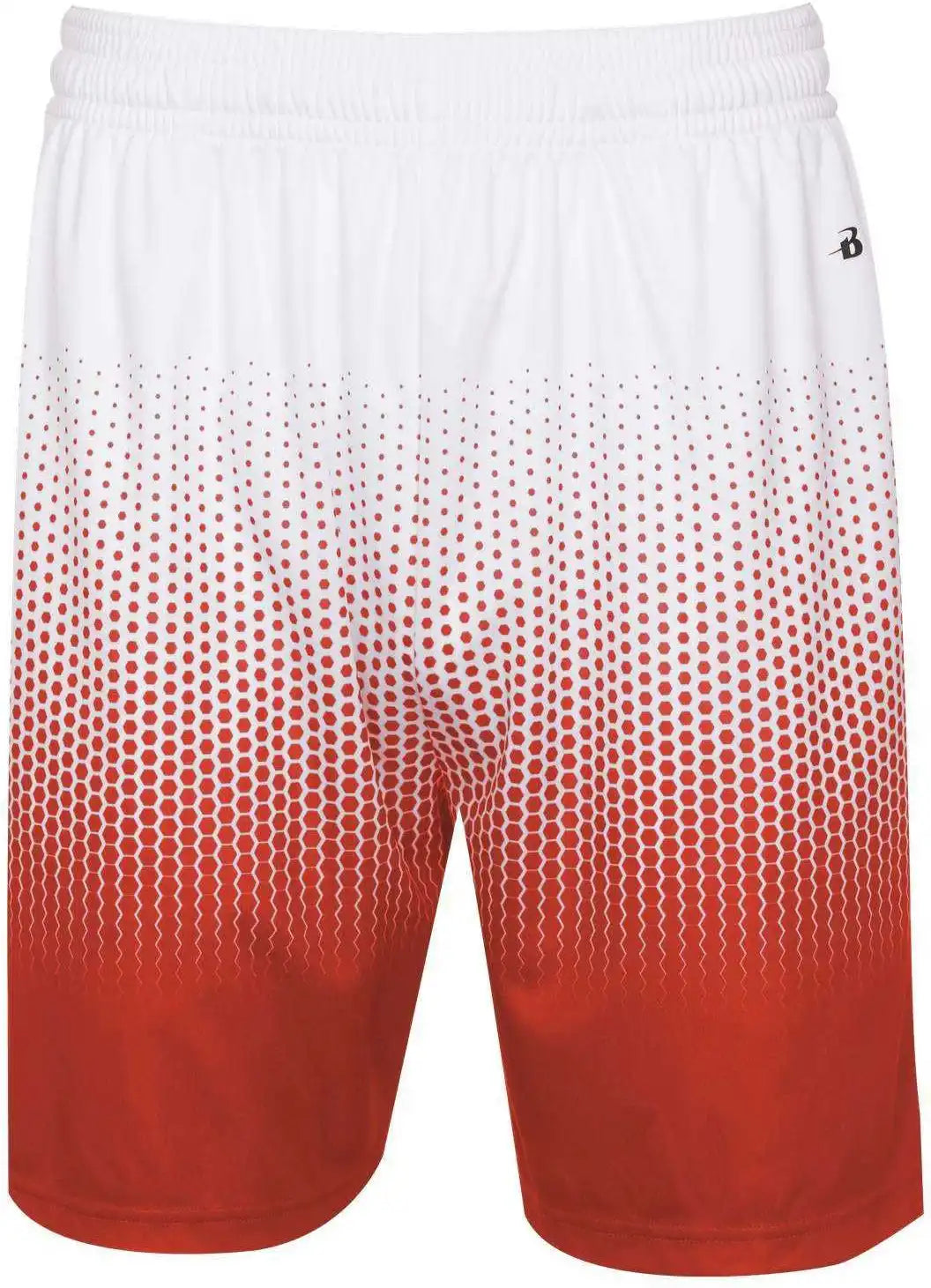 Badger Sport 4221 Hex 2.0 Short - Orange White