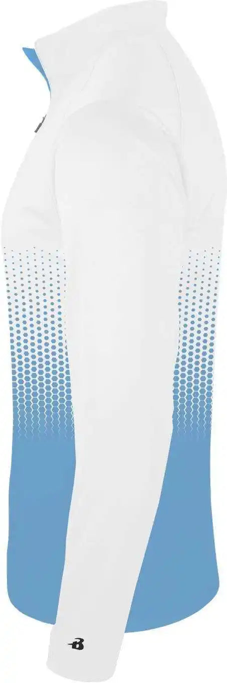 Badger Sport 4222 Hex 2.0 1/4 Zip - Columbia Blue