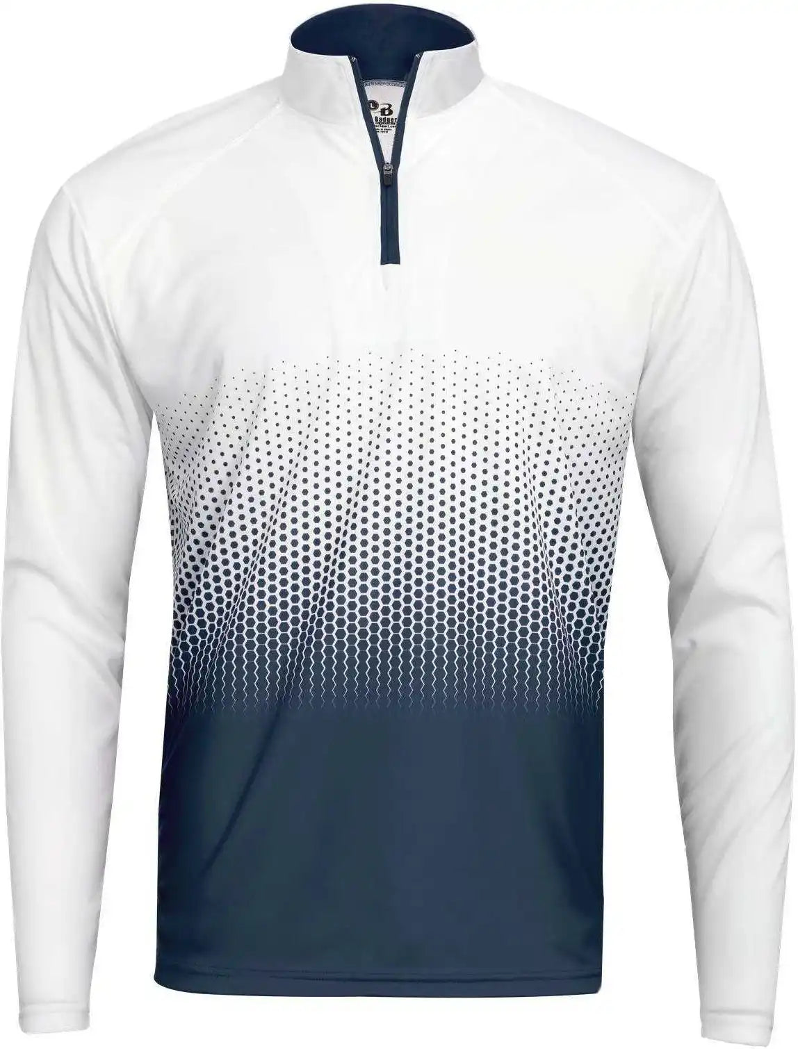 Badger Sport 4222 Hex 2.0 1/4 Zip - Navy